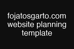 fojatosgarto.com website planning template